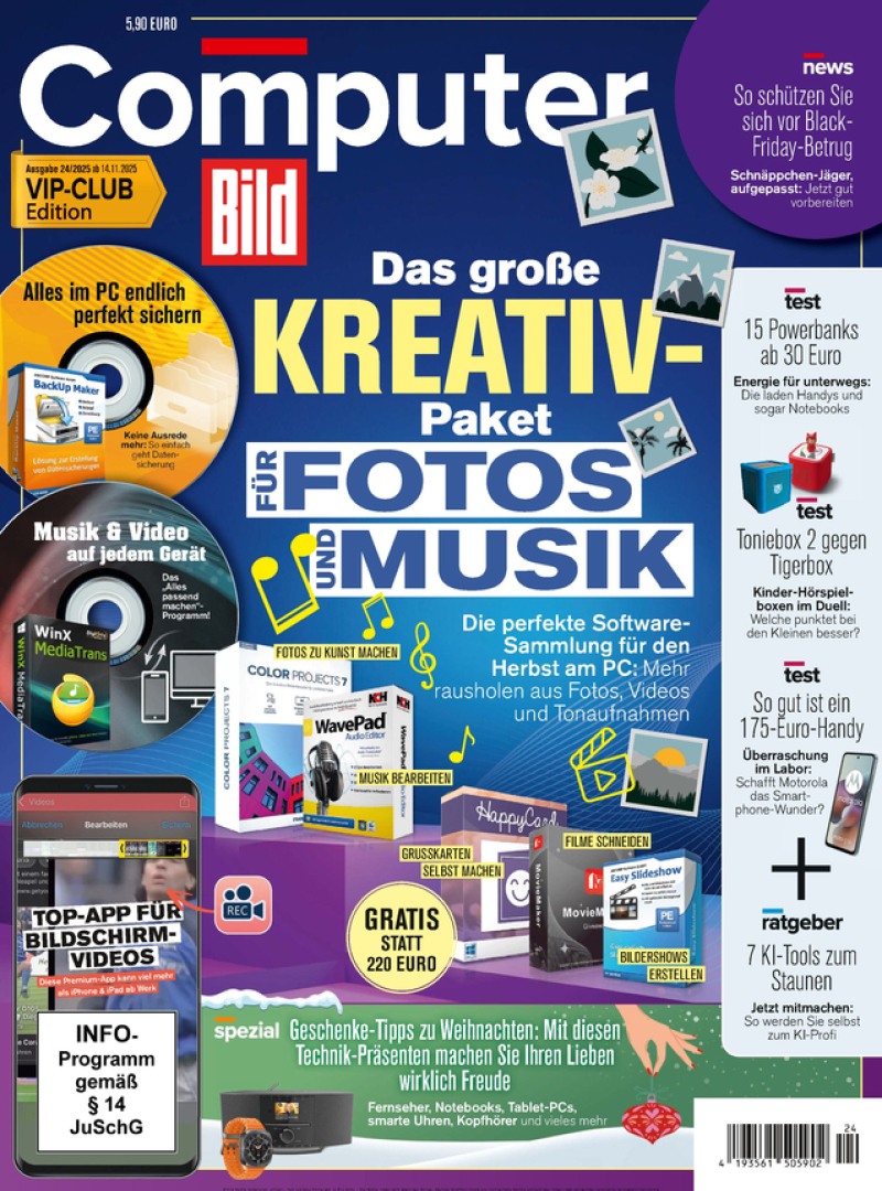 Computer BILD mit DVD