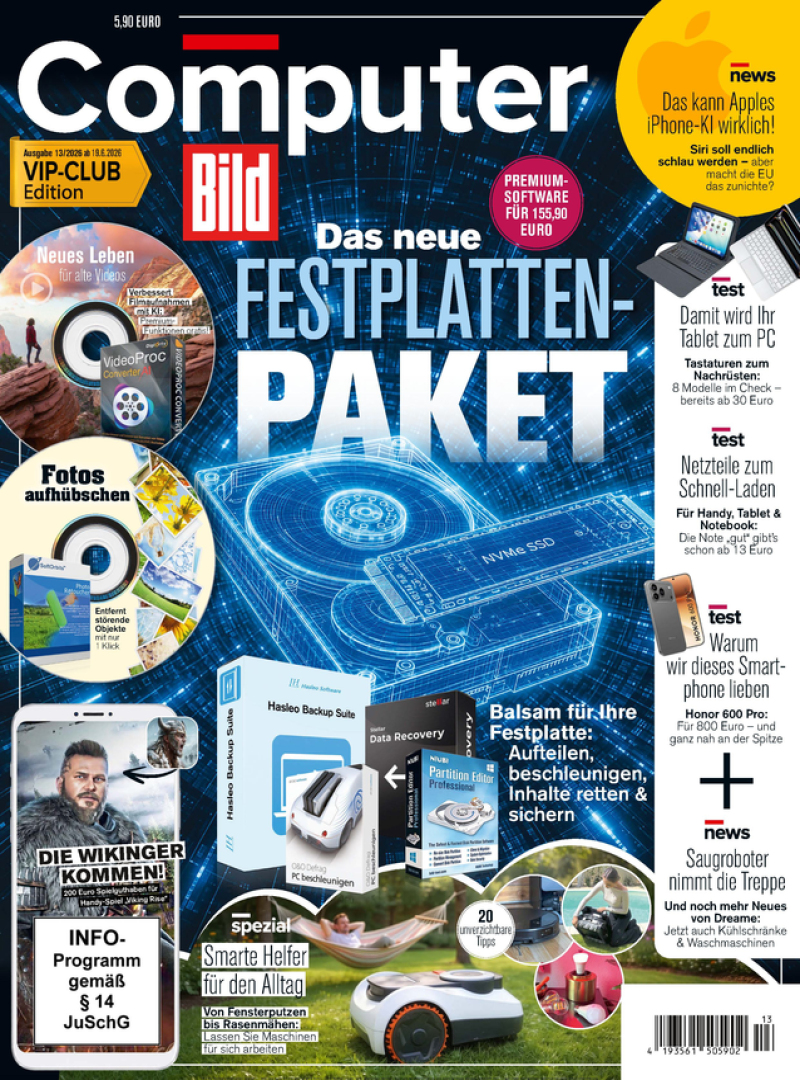Computer BILD mit DVD